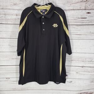 Pro Celebrity American Team Sport Black Golf Polo Shirt Size XXL